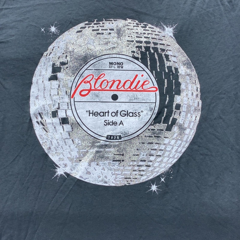 LetLuv Anthropologie Blondie Heart of Glass Graphic Tee New $78 Size XL - Picture 2 of 7